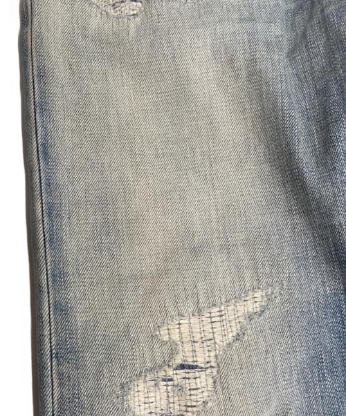 Saint Laurent Paris（サンローランパリ）Saint Laurent Paris (サンローランパリ) クラッシュ加工 スキニー ストレッチ デニムパンツ インディゴ サイズ:W29の古着・服飾アイテム