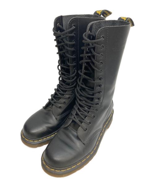 Dr.Martens（ドクターマーチン）Dr.Martens (ドクターマーチン) 14EYE BOOT 14ホールブーツ ブラック サイズ:UK6の古着・服飾アイテム