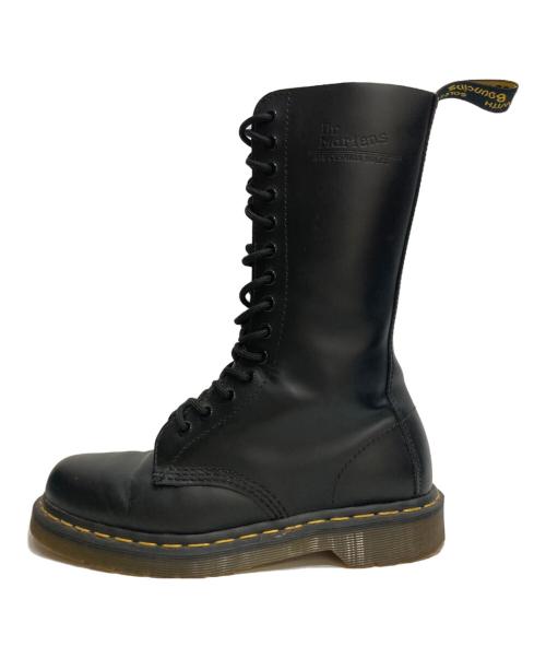 Dr.Martens（ドクターマーチン）Dr.Martens (ドクターマーチン) 14EYE BOOT 14ホールブーツ ブラック サイズ:UK6の古着・服飾アイテム