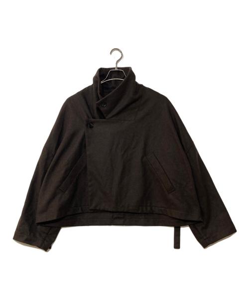 My Beautiful Landlet（マイビューティフルランドレット）My Beautiful Landlet (マイビューティフルランドレット) FLANNEL WOOL WIDE JACKET ブラウン サイズ:１の古着・服飾アイテム