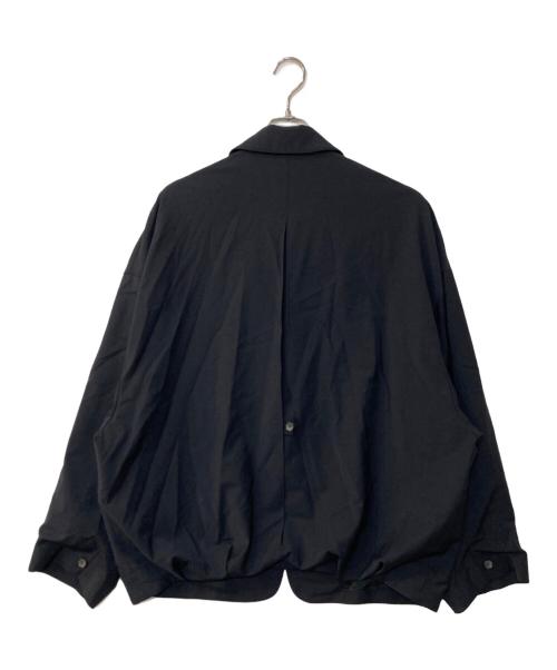 My Beautiful Landlet（マイビューティフルランドレット）My Beautiful Landlet (マイビューティフルランドレット) WASHABLE WOOL BIG JACKET ウォッシャブル ウール ビッグ ジャケット ネイビーの古着・服飾アイテム