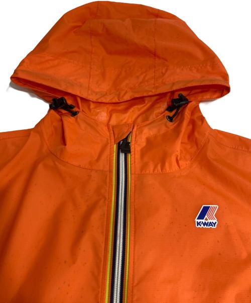K-WAY（ケイウェイ）K-way (ケイウェイ) CLAUDE ナイロンジャケット オレンジ サイズ:Lの古着・服飾アイテム