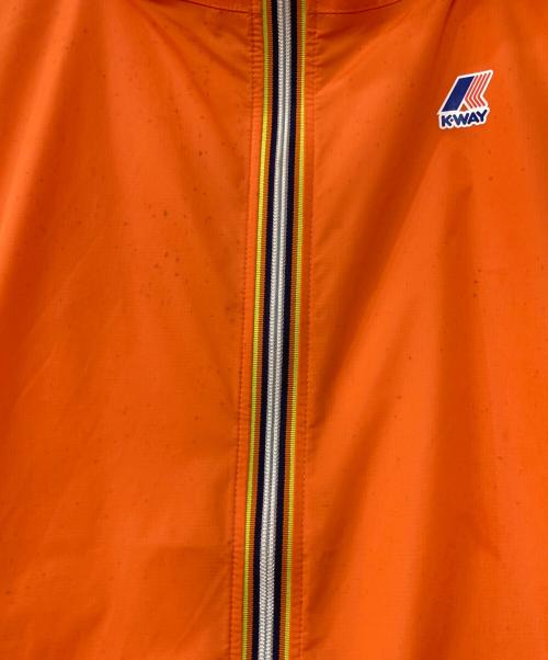 K-WAY（ケイウェイ）K-way (ケイウェイ) CLAUDE ナイロンジャケット オレンジ サイズ:Lの古着・服飾アイテム