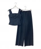 HER LIP TOハーリップトゥ）の古着「Lutetia Twill Set-Up」｜ネイビー