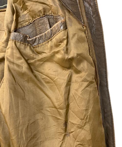 Schott（ショット）Schott (ショット) A-2 フライトレザージャケット ブラウン サイズ:44の古着・服飾アイテム