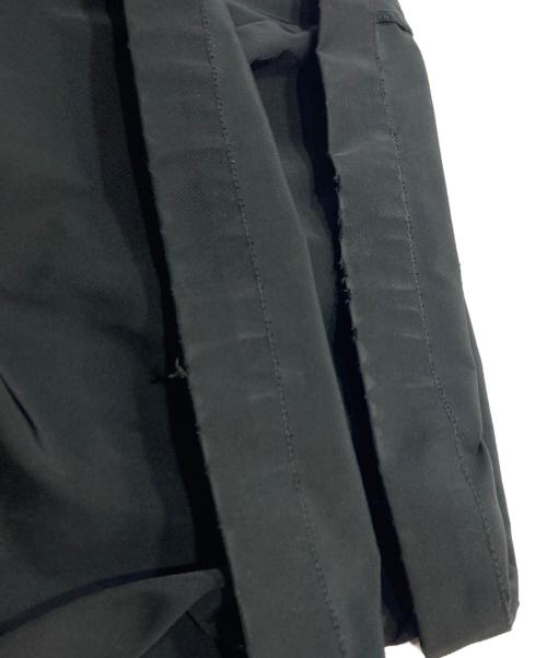 shoop（シュープ）shoop (シュープ) ラバーロゴナイロンワイドパンツ ブラック サイズ:Lの古着・服飾アイテム