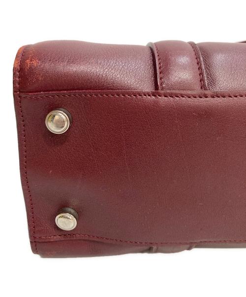Cartier（カルティエ）Cartier (カルティエ) カボショントートバッグ バーガンディーの古着・服飾アイテム