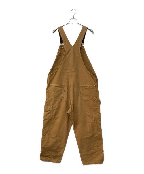 CarHartt（カーハート）CarHartt (カーハート) DUCK BIB OVERALL ダック ビブ オーバーオール ブラウン サイズ:42×32の古着・服飾アイテム