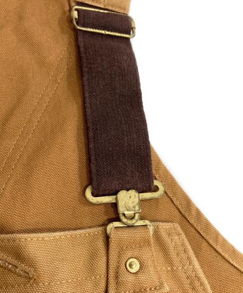CarHartt（カーハート）CarHartt (カーハート) DUCK BIB OVERALL ダック ビブ オーバーオール ブラウン サイズ:42×32の古着・服飾アイテム