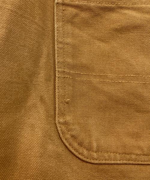 CarHartt（カーハート）CarHartt (カーハート) DUCK BIB OVERALL ダック ビブ オーバーオール ブラウン サイズ:42×32の古着・服飾アイテム