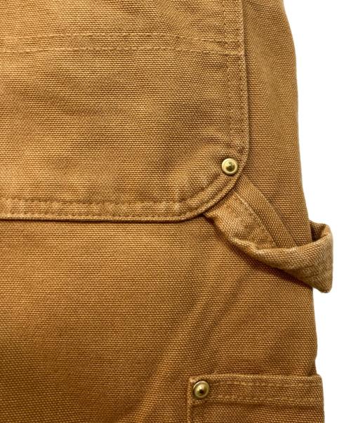 CarHartt（カーハート）CarHartt (カーハート) DUCK BIB OVERALL ダック ビブ オーバーオール ブラウン サイズ:42×32の古着・服飾アイテム