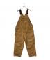 CarHartt（カーハート）の古着「DUCK BIB OVERALL ダック ビブ オーバーオール」｜ブラウン