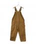 CarHartt (カーハート) DUCK BIB OVERALL ダック ビブ オーバーオール ブラウン サイズ:42×32：9000円
