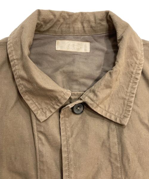COLINA（コリーナ）COLINA (コリーナ) Nepped Organic Cotton Weather Cloth B.D.U Jacket オリーブ サイズ:Mの古着・服飾アイテム