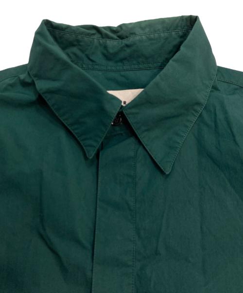 MARNI（マルニ）MARNI (マルニ) 袖切替 比翼シャツ グリーン サイズ:46の古着・服飾アイテム