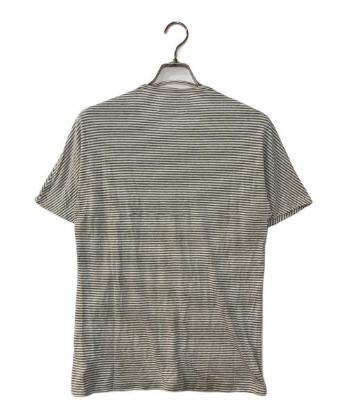 Maison Margiela（メゾンマルジェラ）Maison Margiela (メゾンマルジェラ) ヘンリーネックカットソー グレー サイズ:48の古着・服飾アイテム