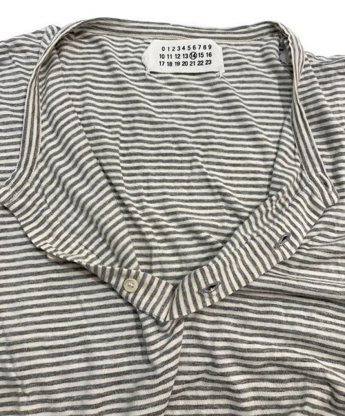 Maison Margiela（メゾンマルジェラ）Maison Margiela (メゾンマルジェラ) ヘンリーネックカットソー グレー サイズ:48の古着・服飾アイテム