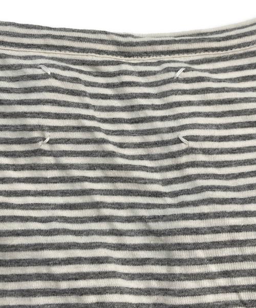 Maison Margiela（メゾンマルジェラ）Maison Margiela (メゾンマルジェラ) ヘンリーネックカットソー グレー サイズ:48の古着・服飾アイテム