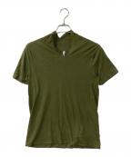 Maison Margielaメゾンマルジェラ）の古着「変形VネックTシャツ」｜オリーブ