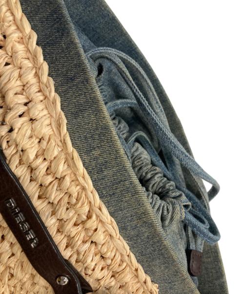DIESEL（ディーゼル）DIESEL (ディーゼル) カゴショルダーバッグ アイボリーの古着・服飾アイテム