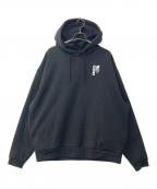 THE NORTH FACE×CDGザ ノース フェイス×シーディージー）の古着「ロゴプリントプルオーバーパーカー」｜ブラック
