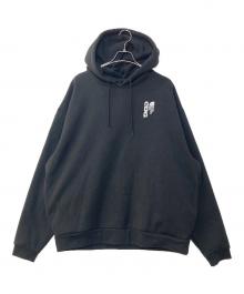 THE NORTH FACE×CDG（ザ ノース フェイス×シーディージー）の古着「ロゴプリントプルオーバーパーカー」｜ブラック