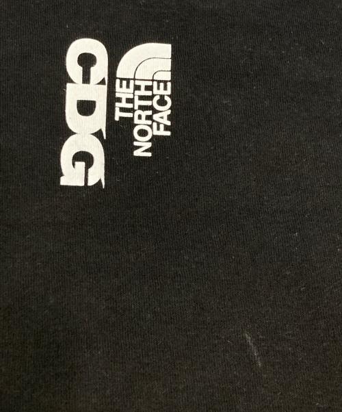 THE NORTH FACE（ザ ノース フェイス）THE NORTH FACE (ザ ノース フェイス) CDG (シーディージー) ロゴプリントプルオーバーパーカー ブラック サイズ:XXLの古着・服飾アイテム