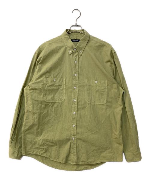 PORTANCE（ポータンス）PORTANCE (ポータンス) STAY EASY BD SHIRT グリーン サイズ:XLの古着・服飾アイテム
