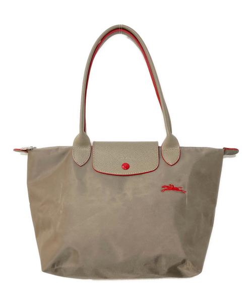 LONGCHAMP（ロンシャン）LONGCHAMP (ロンシャン) ル プリアージュ クラブ トートバッグ グレージュの古着・服飾アイテム