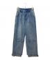 YENN（イエン）の古着「TUCK WIDE DENIM PANTS タックワイドデニムパンツ」｜インディゴ