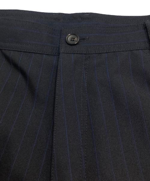 COMME des GARCONS HOMME DEUX（コムデギャルソン オム ドゥ）COMME des GARCONS HOMME DEUX (コムデギャルソン オム ドゥ) Polyester Herringbone Stripe エステルヘリンボーンストライプ ネイビー サイズ:XLの古着・服飾アイテム