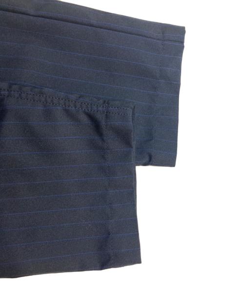 COMME des GARCONS HOMME DEUX（コムデギャルソン オム ドゥ）COMME des GARCONS HOMME DEUX (コムデギャルソン オム ドゥ) Polyester Herringbone Stripe エステルヘリンボーンストライプ ネイビー サイズ:XLの古着・服飾アイテム