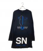 UNDERCOVERアンダーカバー）の古着「SPIRITUAL NOISE ロングTシャツ」｜ブラック