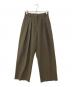 TODAYFUL（トゥデイフル）の古着「Bonding Wide Trousers」｜オリーブ