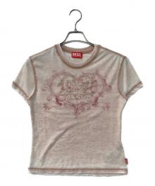 DIESEL（ディーゼル）の古着「T-Ila-Aa1 Tシャツ」｜ピンク