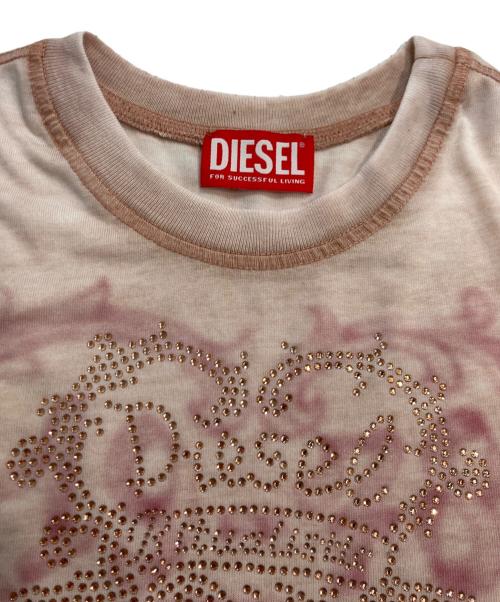 DIESEL（ディーゼル）DIESEL (ディーゼル) T-Ila-Aa1 Tシャツ ピンク サイズ:Sの古着・服飾アイテム