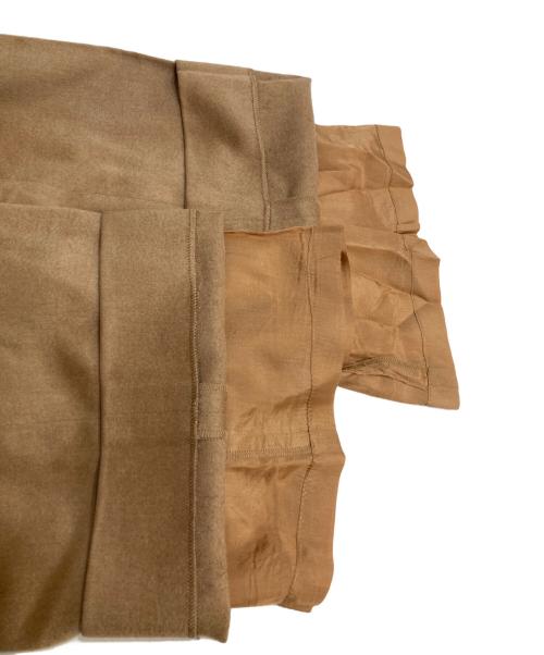 CELINE（セリーヌ）CELINE (セリーヌ) キャメル スラックス ベージュ サイズ:42の古着・服飾アイテム