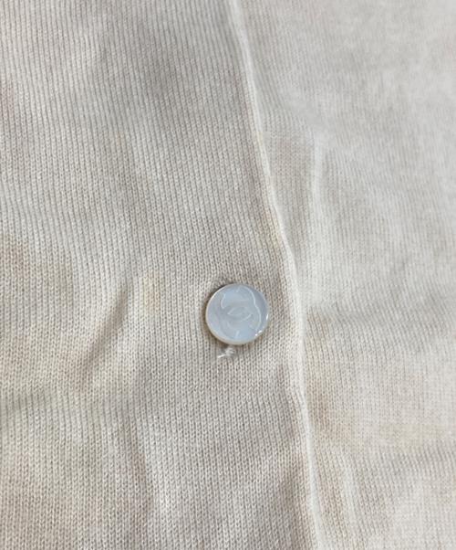 CHANEL（シャネル）CHANEL (シャネル) カシミヤカーディガン アイボリー サイズ:42の古着・服飾アイテム
