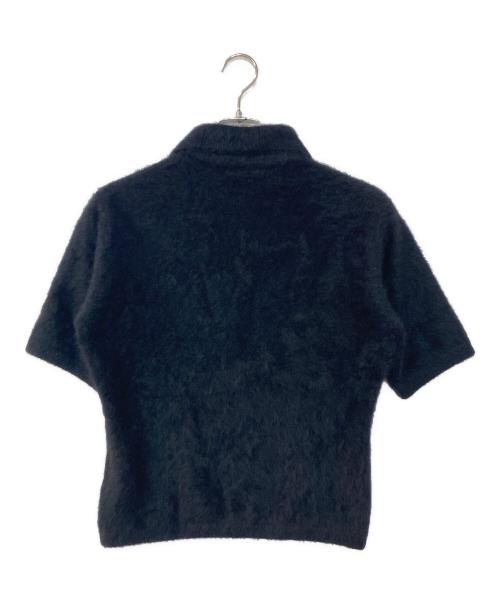 DES PRES（デ プレ）DES PRES (デ プレ) フォックスカシミヤ ポロカラープルオーバー ニット ネイビー サイズ:FREEの古着・服飾アイテム