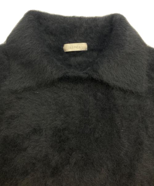 DES PRES（デ プレ）DES PRES (デ プレ) フォックスカシミヤ ポロカラープルオーバー ニット ネイビー サイズ:FREEの古着・服飾アイテム