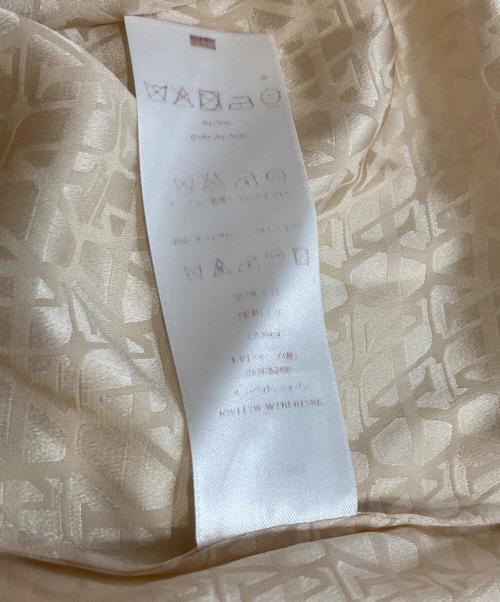 LOUIS VUITTON（ルイ ヴィトン）LOUIS VUITTON (ルイ ヴィトン) シルク フレンチスリーブブラウス アイボリー サイズ:38の古着・服飾アイテム
