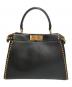 FENDI（フェンディ）の古着「ピーカブー スタッズ ハンドバッグ」｜ブラック