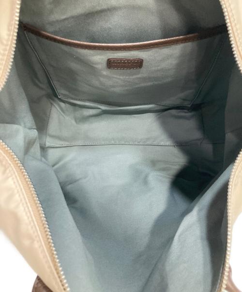 HIROFU（ヒロフ）HIROFU (ヒロフ) セーニョ ナイロントートバッグLサイズ ベージュの古着・服飾アイテム