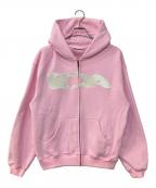 iDAアイディーエー サプライ）の古着「SPLY Zip up hoodie ジップパーカー」｜ピンク