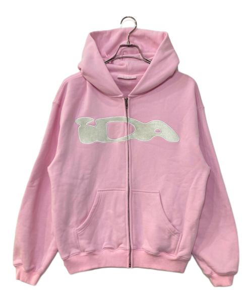 iDA（アイディーエー サプライ）iDA (アイディーエー サプライ) SPLY Zip up hoodie ジップパーカー ピンク サイズ:Mの古着・服飾アイテム