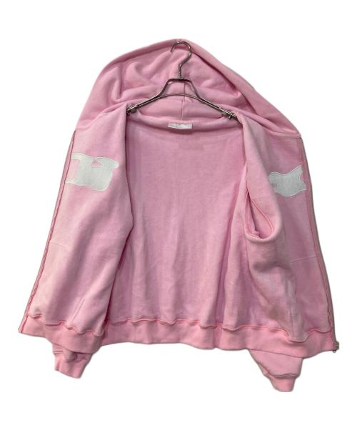 iDA（アイディーエー サプライ）iDA (アイディーエー サプライ) SPLY Zip up hoodie ジップパーカー ピンク サイズ:Mの古着・服飾アイテム