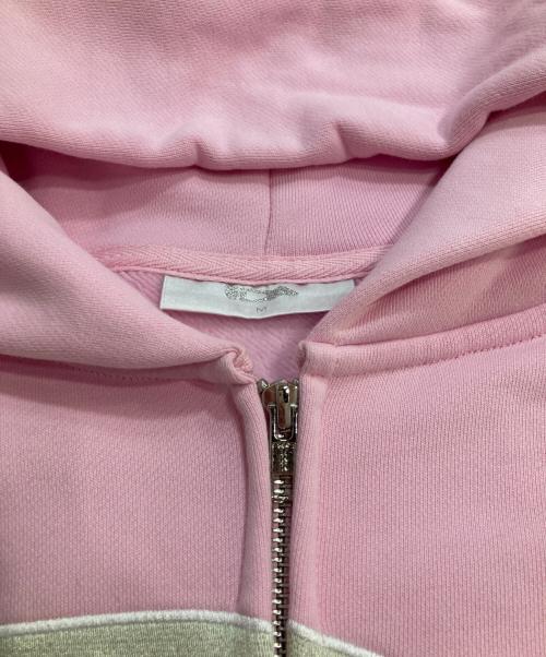 iDA（アイディーエー サプライ）iDA (アイディーエー サプライ) SPLY Zip up hoodie ジップパーカー ピンク サイズ:Mの古着・服飾アイテム