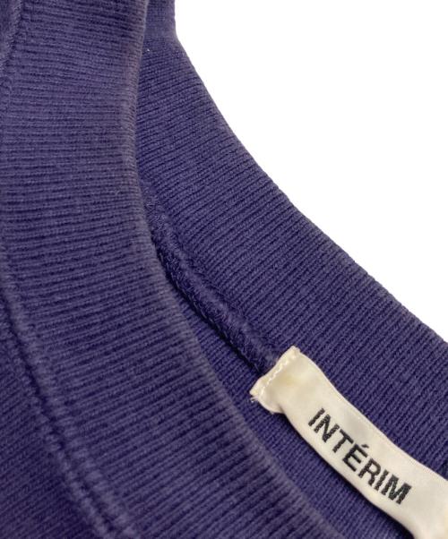 INTERIM（インテリム）INTERIM (インテリム) VINTAGE FADE BOTH V-GAZETTE SWEAT SHIRT ネイビー サイズ:4の古着・服飾アイテム