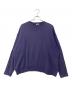 INTERIM（インテリム）の古着「VINTAGE FADE BOTH V-GAZETTE SWEAT SHIRT」｜ネイビー