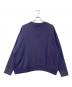 INTERIM (インテリム) VINTAGE FADE BOTH V-GAZETTE SWEAT SHIRT ネイビー サイズ:4：9000円